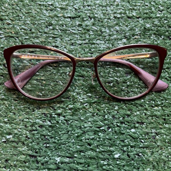 prada VPR 55T SZ 52 Cat Eye Eyeglasses Pre Owned * Legs Have Slight Marks Auth